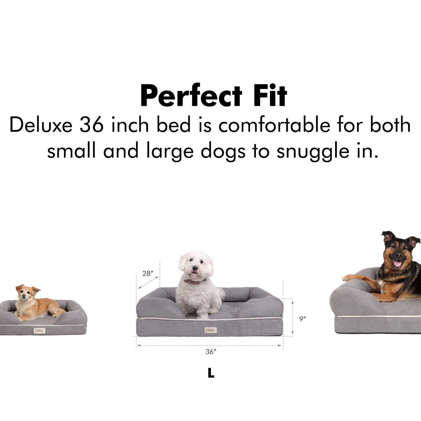 Orthopedic Dog Bed and Cat Bed | Dog Couch - Chester